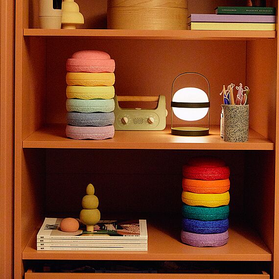 Stapelstein® Mini Rainbow Pastel - Set Van 6 - Image 6
