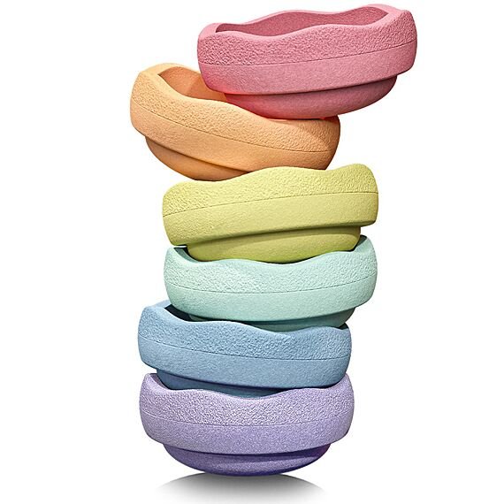 Stapelstein® Mini Rainbow Pastel - Set Van 6 - Image 8
