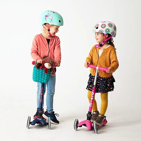 Step met 3 wielen Mini Deluxe Foldable LED Pink - 2-5 jaar - Image 2