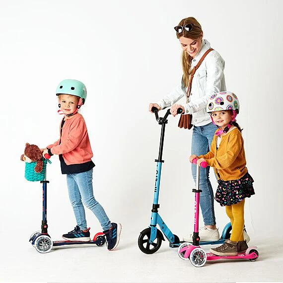 Step met 3 wielen Mini Deluxe Foldable LED Pink - 2-5 jaar - Image 3