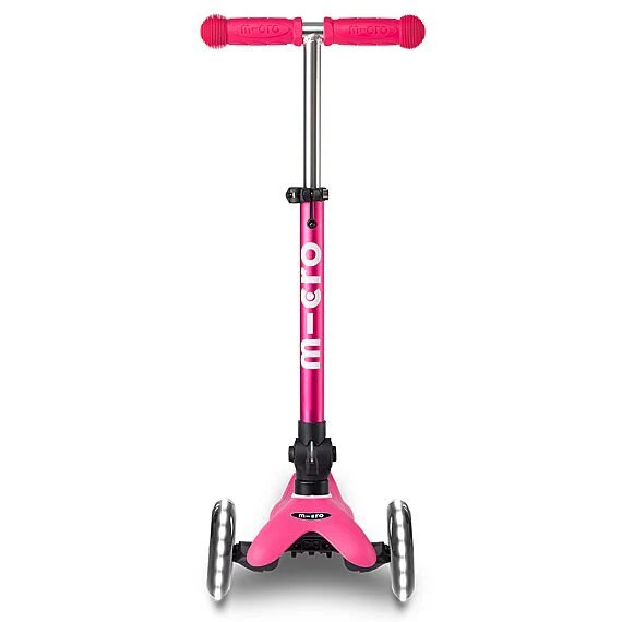 Step met 3 wielen Mini Deluxe Foldable LED Pink - 2-5 jaar - Image 6