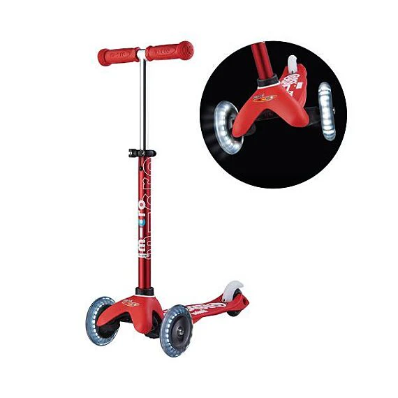 Step met 3 wielen Mini Deluxe LED Red - 2-5 jaar - Image 9