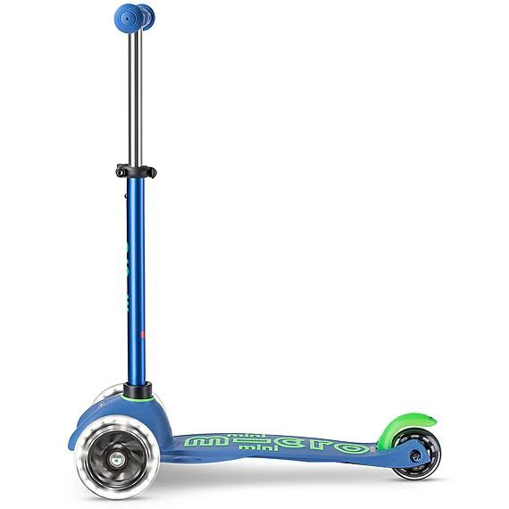 Step met 3 wielen Mini Micro Deluxe LED Blue Green - 2-5 jaar - Image 6