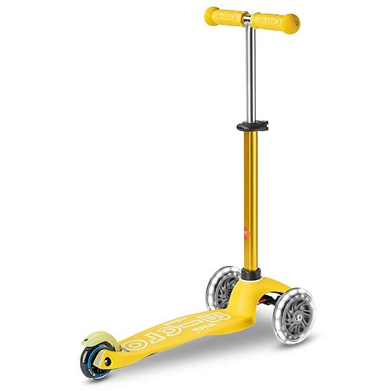 Step met 3 wielen Mini Micro Deluxe LED Yellow - 2-5 jaar - Image 7