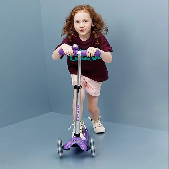 Step met 3 wielen Mini Micro Glitter LED Purple - 2-5 jaar - Image 4