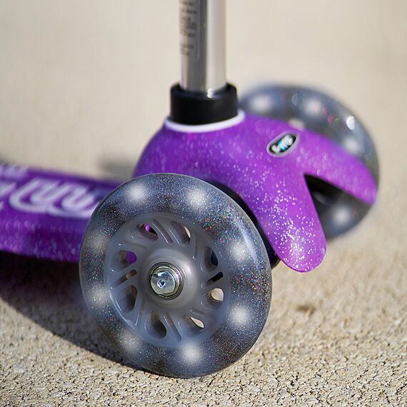 Step met 3 wielen Mini Micro Glitter LED Purple - 2-5 jaar - Image 5