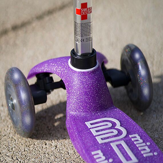 Step met 3 wielen Mini Micro Glitter LED Purple - 2-5 jaar - Image 6