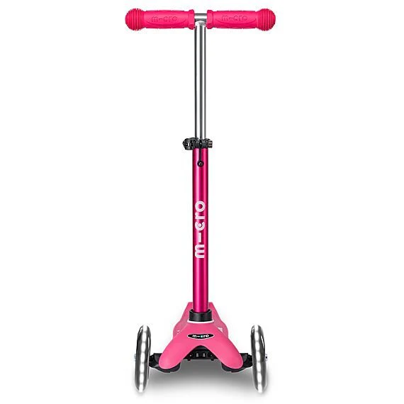 Step met 3 wieltjes Mini Deluxe Pink LED - 2-5 jaar - Image 4