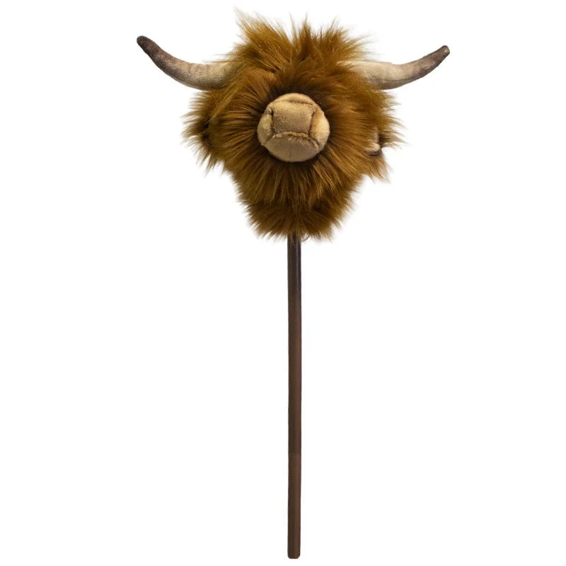 Stokpaardje Stick Animal Highland Cow
