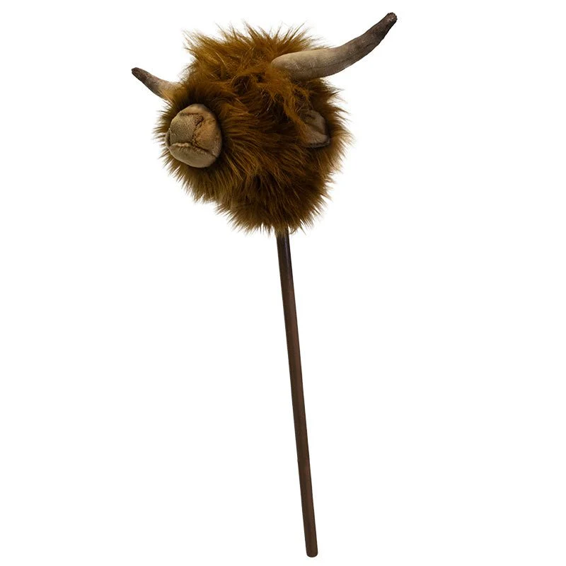 Stokpaardje Stick Animal Highland Cow - Image 3