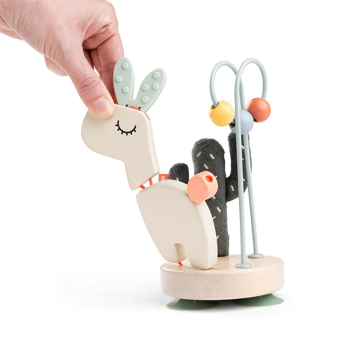 Activiteitenspeeltje met zuignap - Stick&Stay Activity Island Lalee Sand - Image 6