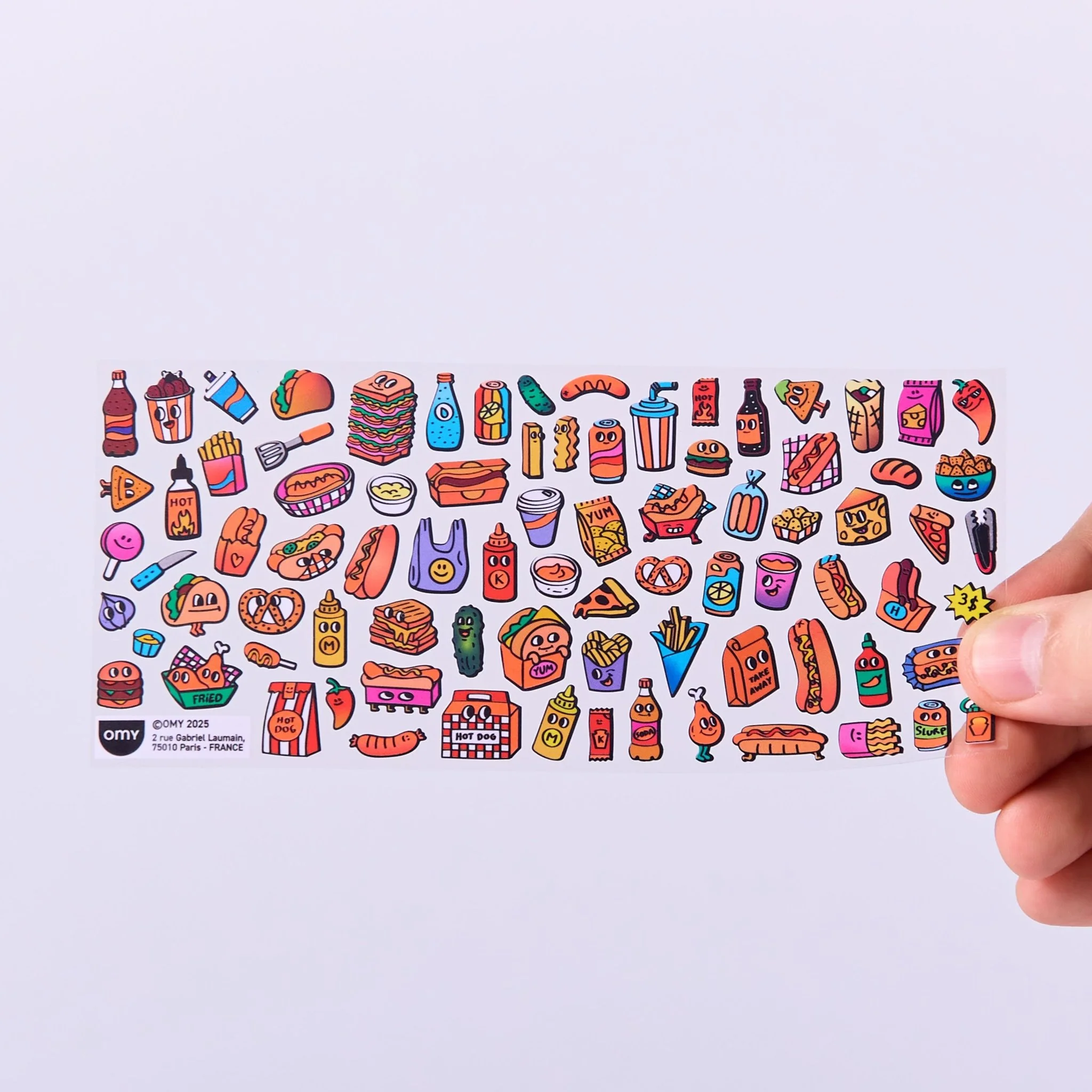 Fabulous Stickers Boutique Hot Dog Shop - 100+ stickers - Image 4