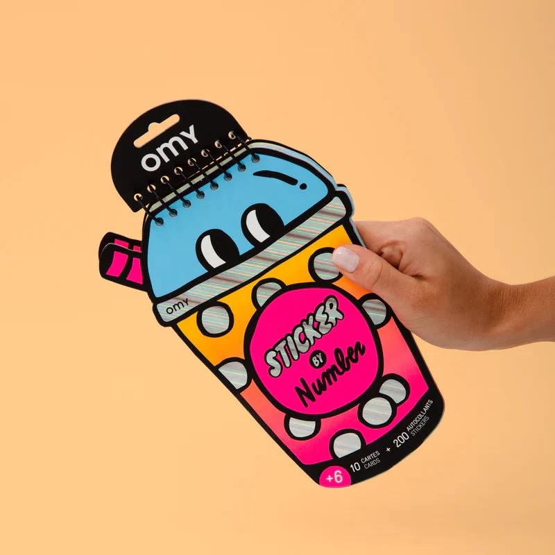 Sticker By Number Notebook - Bubble Tea - Image 3