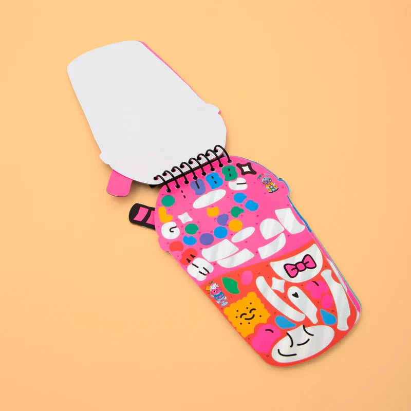 Sticker By Number Notebook - Bubble Tea - Image 4