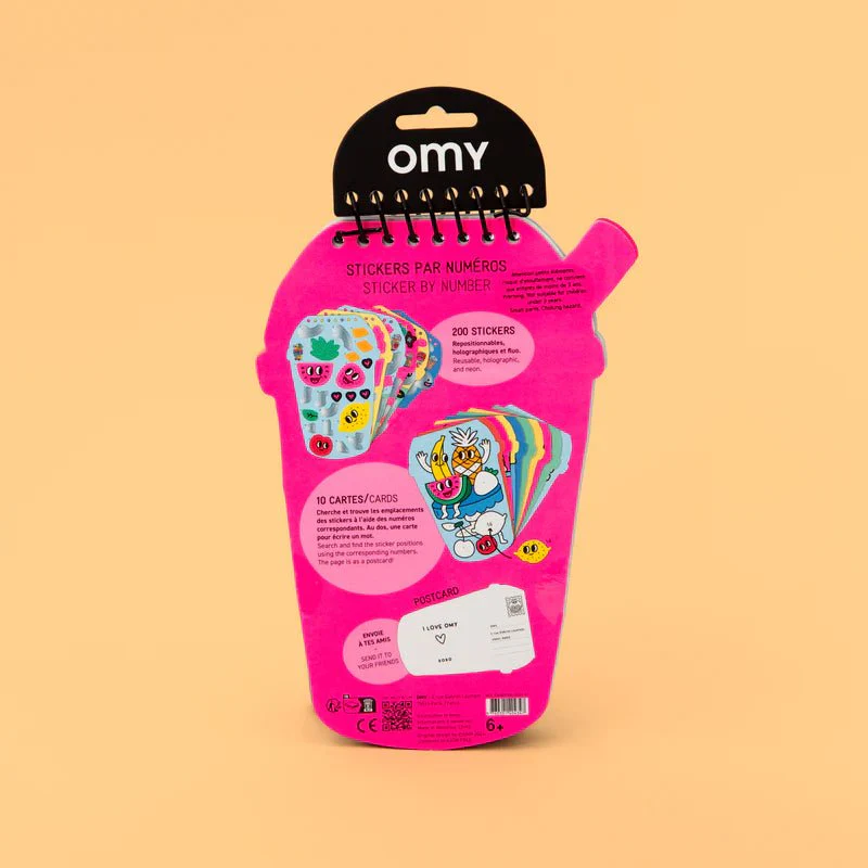 Sticker By Number Notebook - Bubble Tea - Image 6