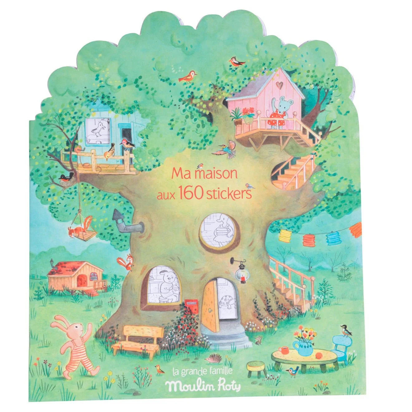 Kleur- en stickerboek La Grande Famille - 20 pagina's
