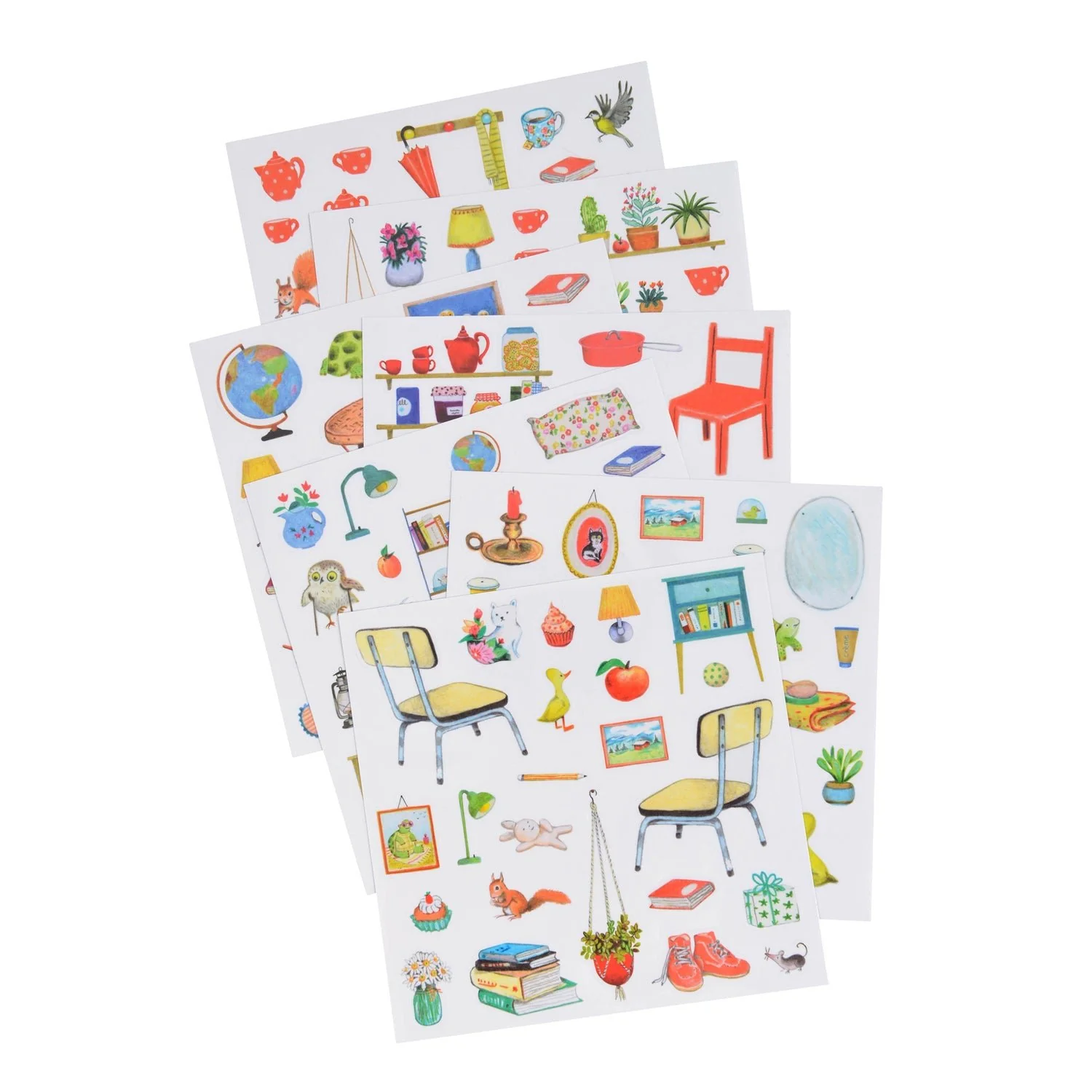 Kleur- en stickerboek La Grande Famille - 20 pagina's - Image 2