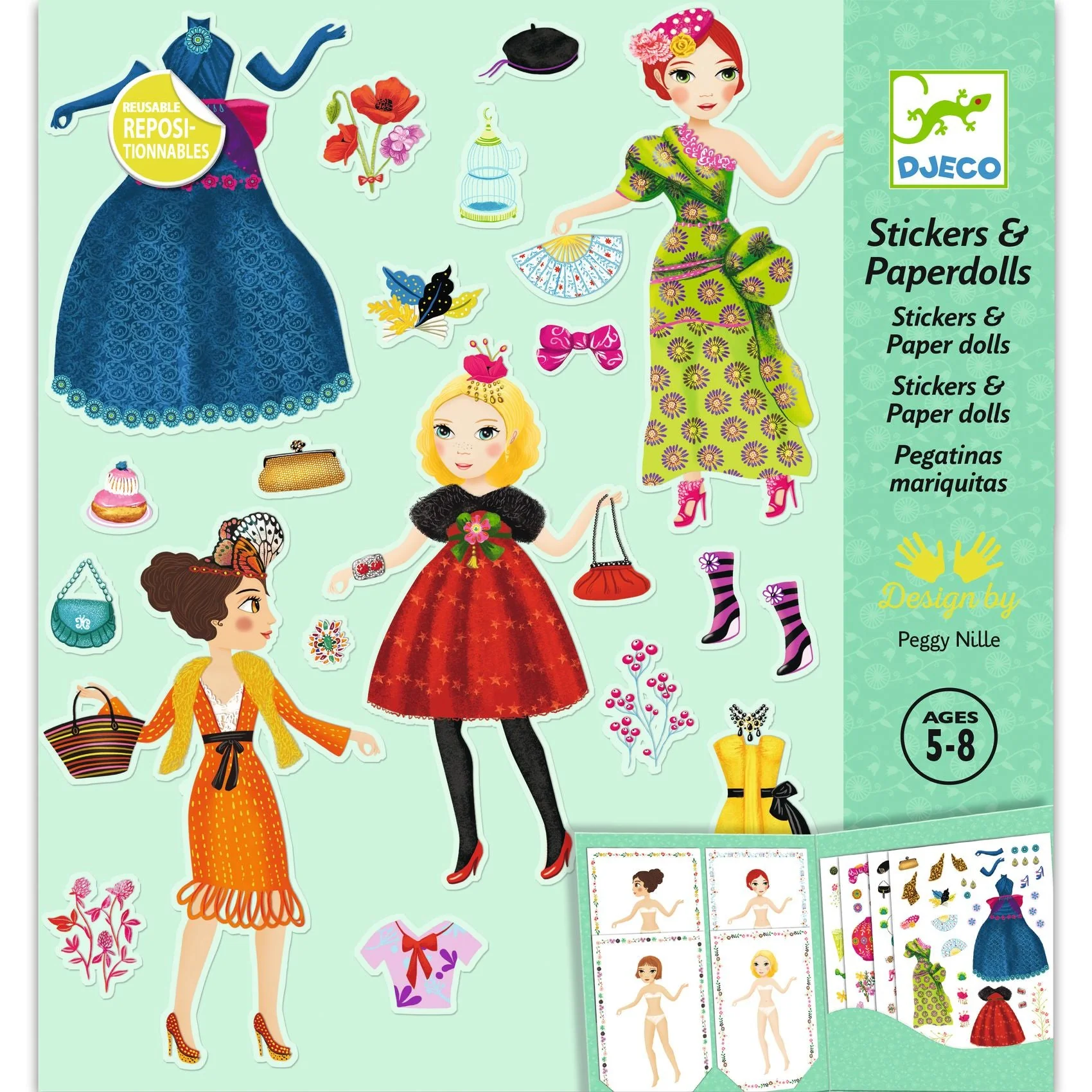 Stickerset Aankleedpopjes - In De Mode - Image 6