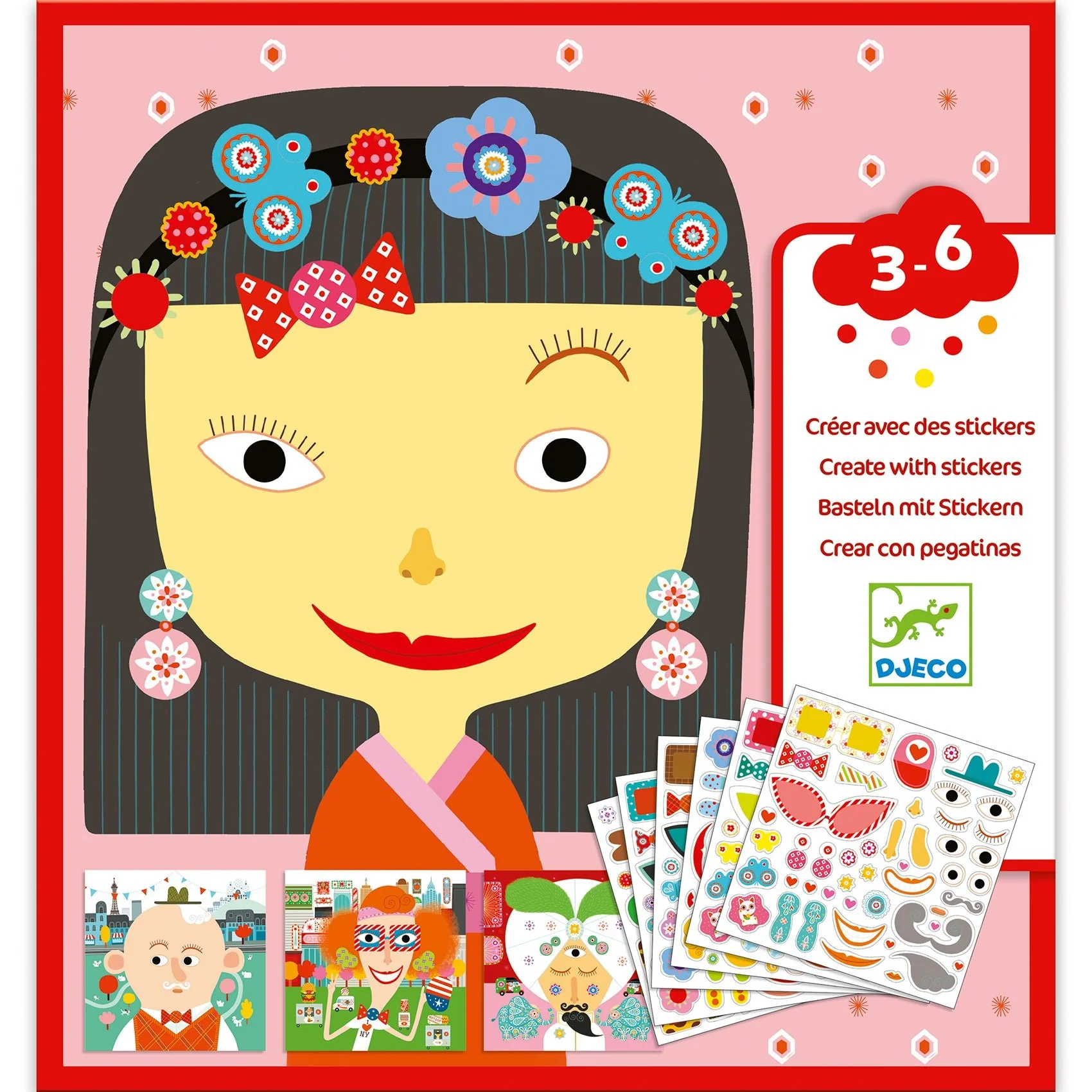 Knutselset met stickers - Allemaal Anders