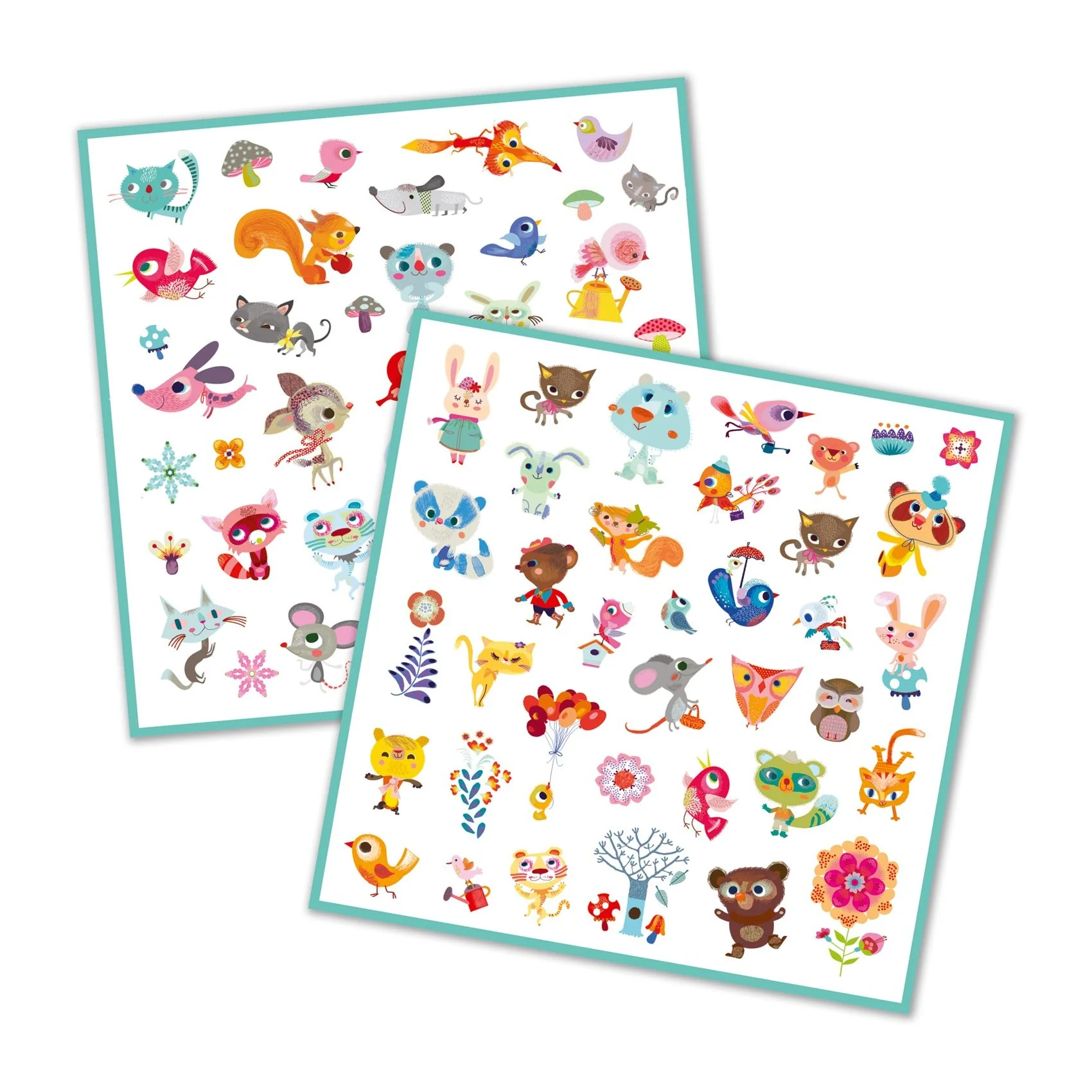Set van 160 stickers - Dierenvriendjes - Image 2