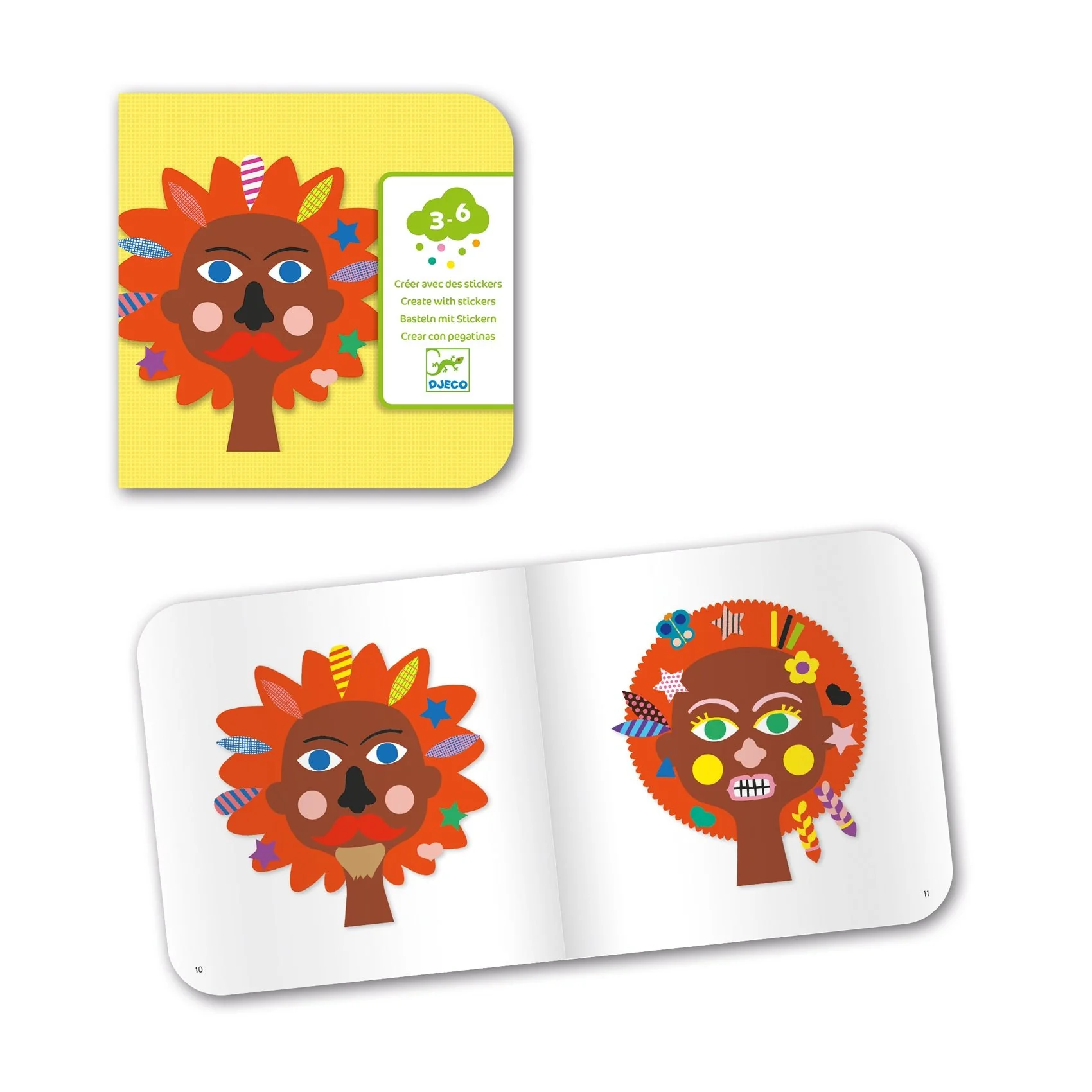 Knutselset met stickers - Kapper - Image 4