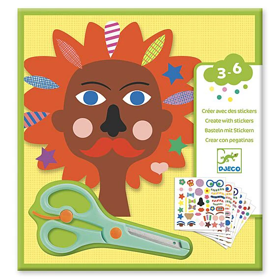 Knutselset met stickers - Kapper - Image 7