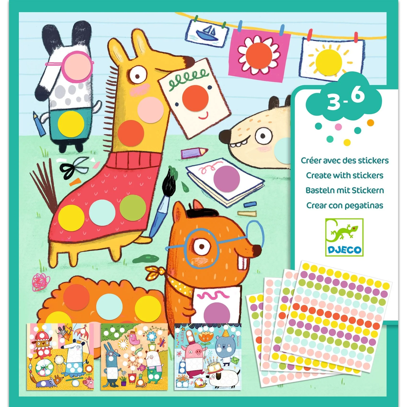 Stickerset - Veel Ronde Stickertjes
