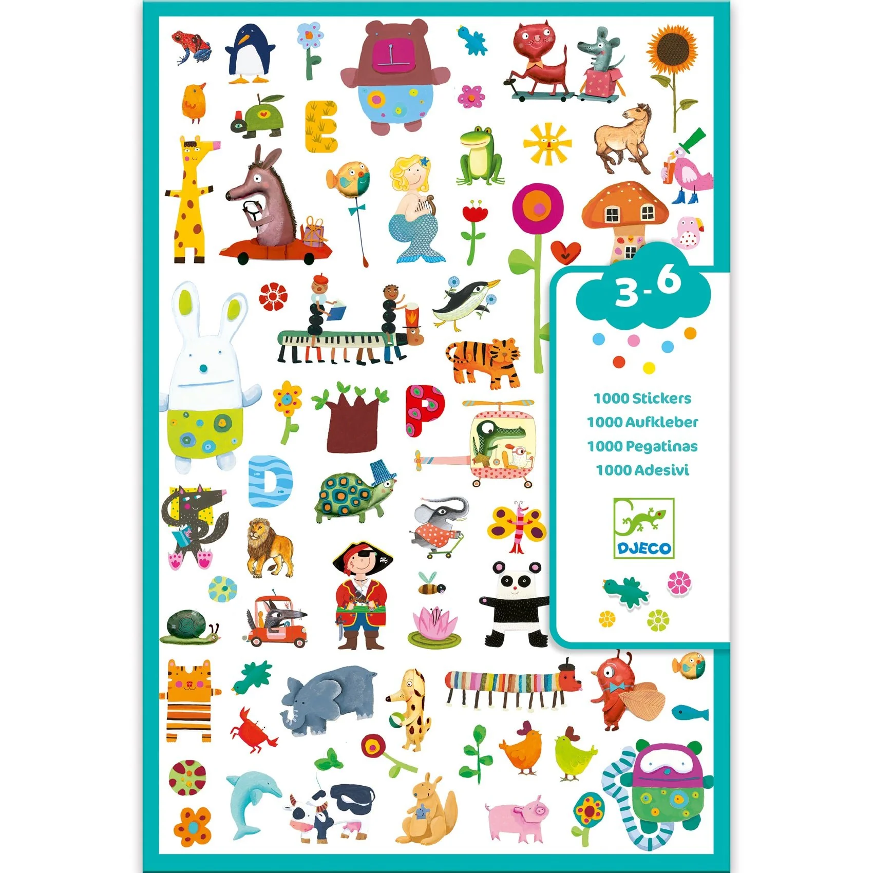 Stickers Voor De Kleintjes - set van 1000+
