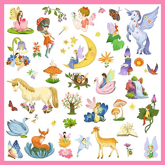 Stickerset Fantasy - 160 stickers - Image 4