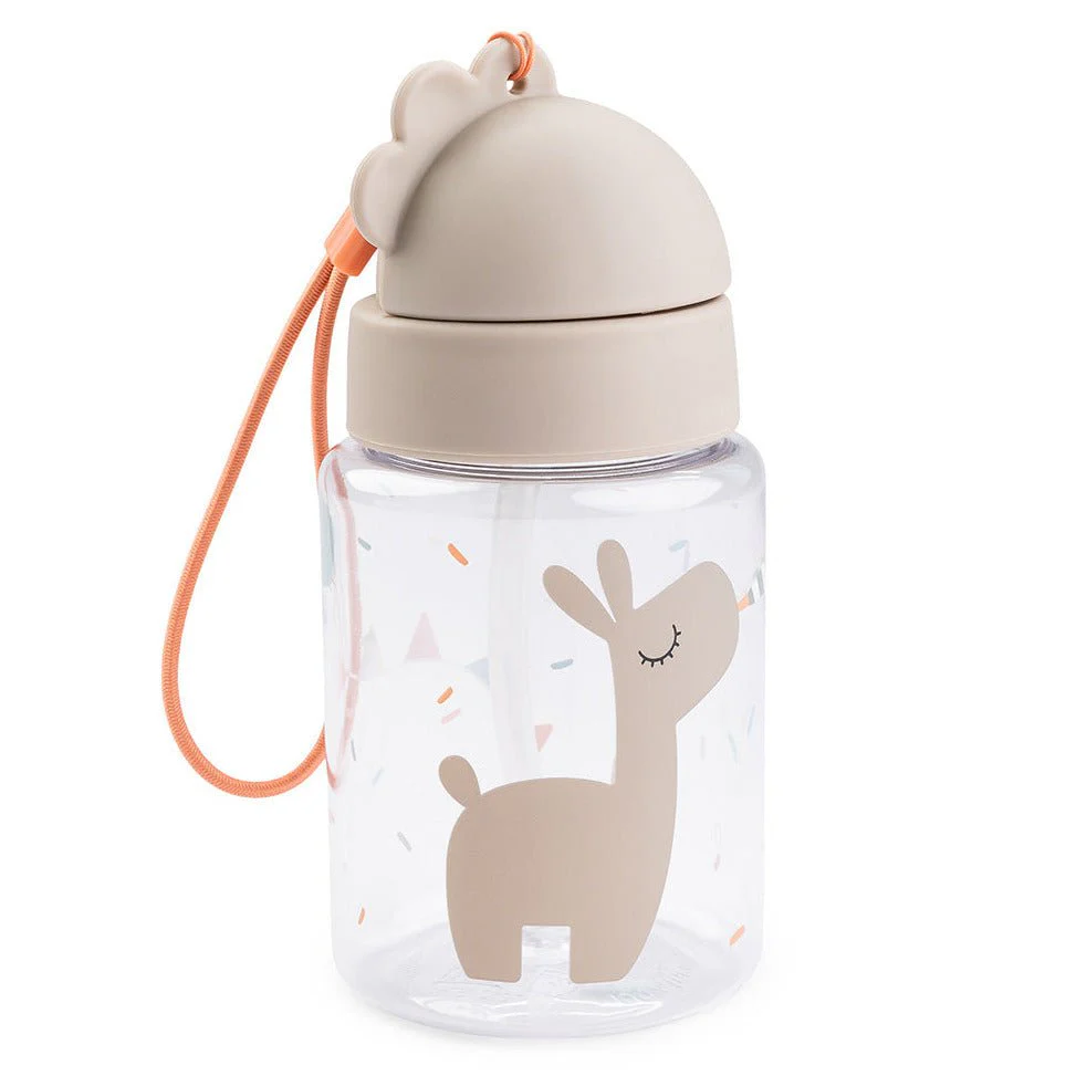 Drinkfles met rietje Celebration Sand - 280 ml - Image 2