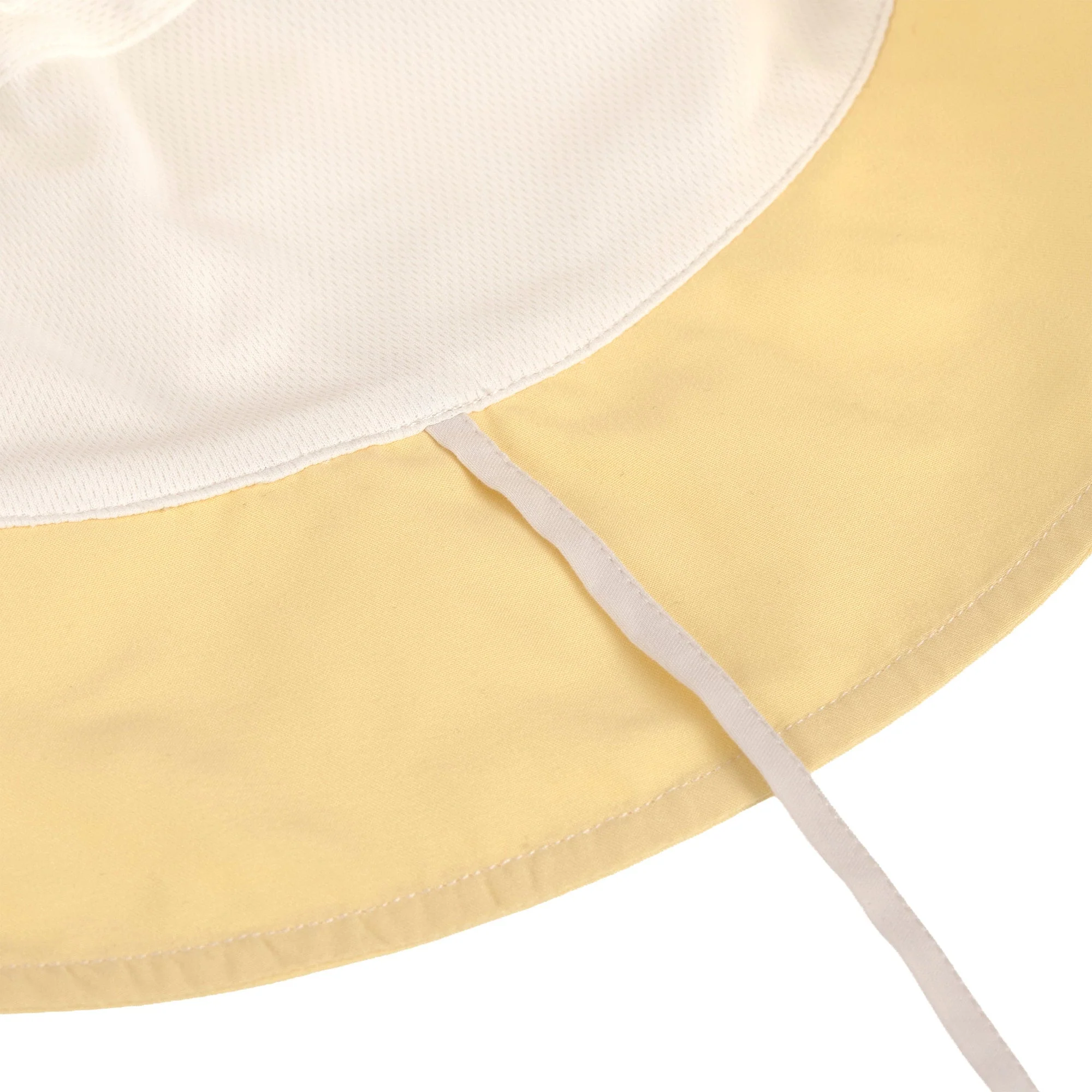 Zomerhoedje Sun Protection Fishing Hat Checkerboard pale yellow/sea salt - Image 3