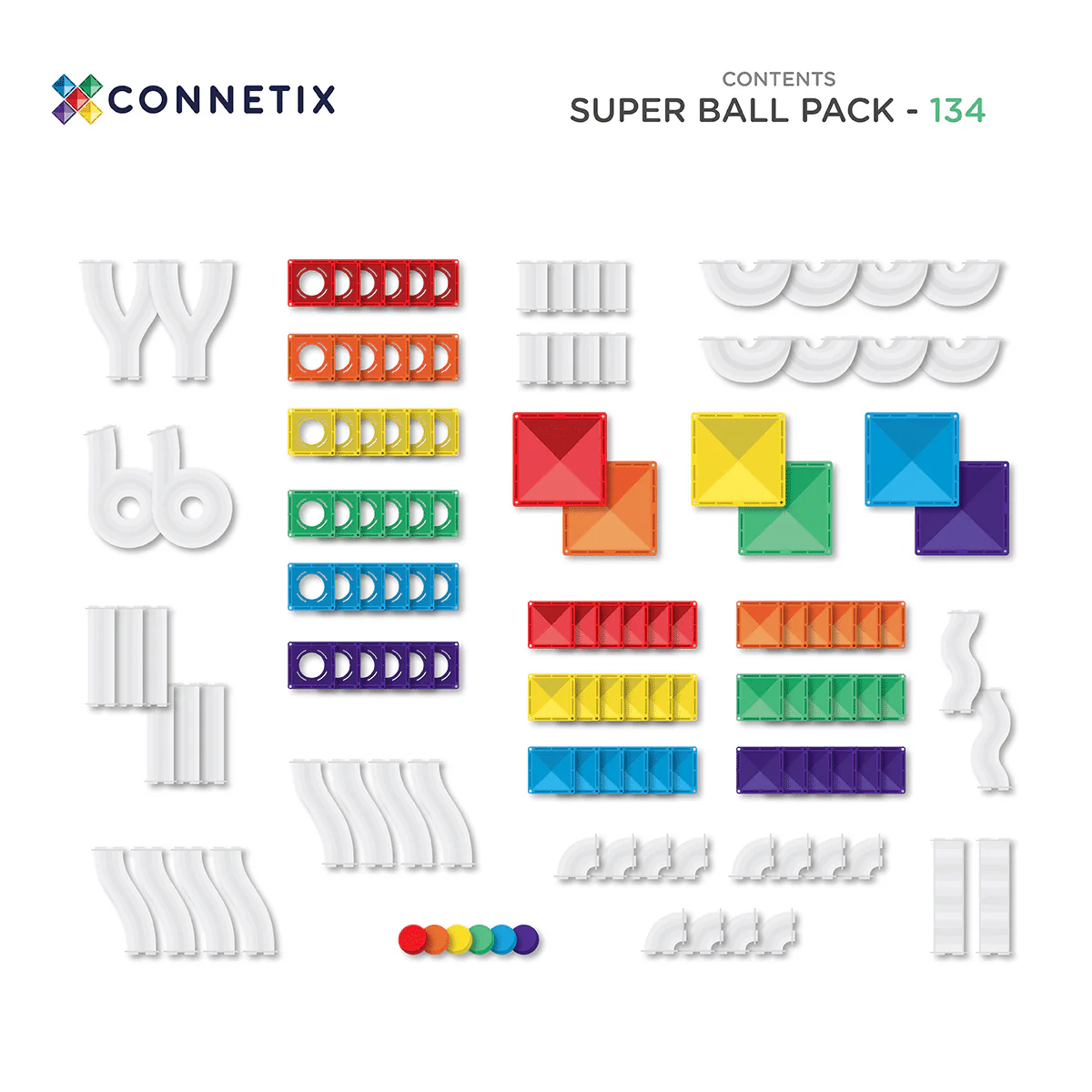 Limited edition Magnetische Knikkerbaan Super Ball Run Pack - set van 134 - Image 5