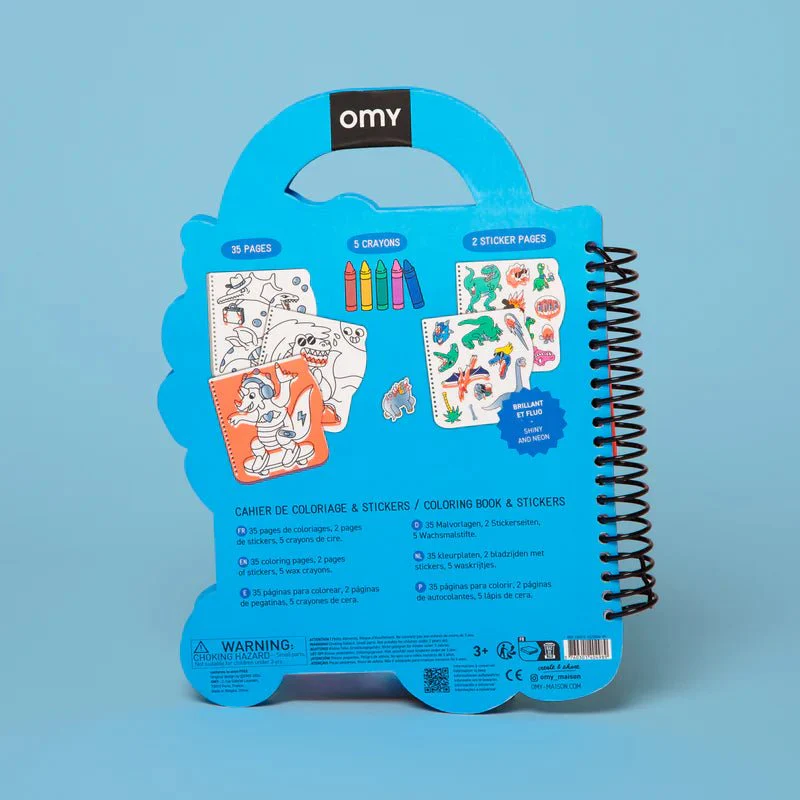 Super Coloring & stickers book Dino + 5 wasco's - Image 5