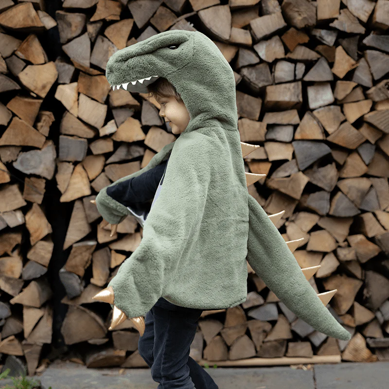 Verkleedcape T-Rex Cuddle Cape Green - Image 2
