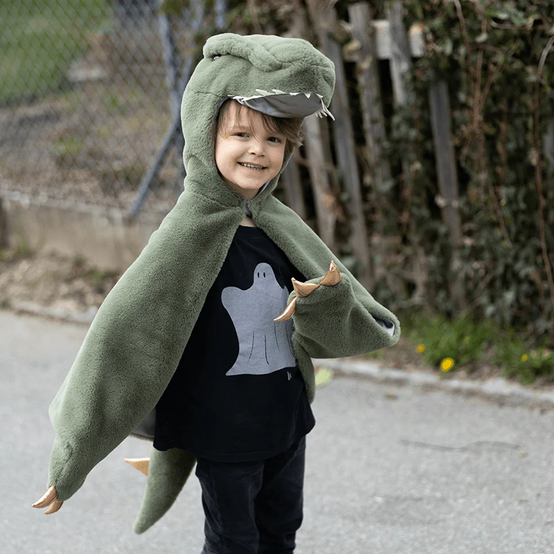 Verkleedcape T-Rex Cuddle Cape Green - Image 4