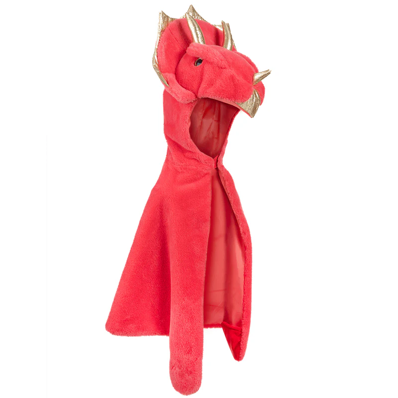 Verkleedcape Triceratops Cuddle Cape Red