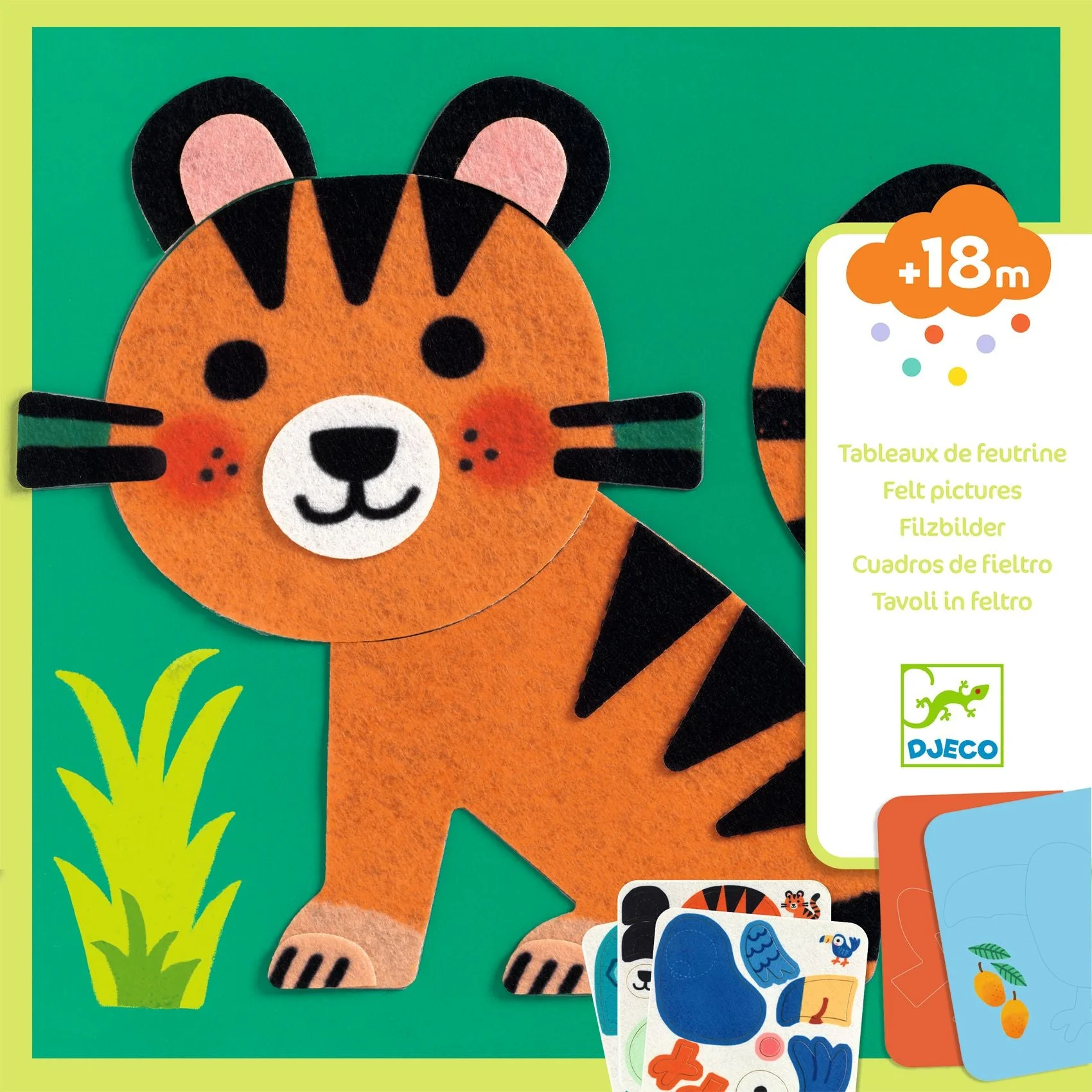 Viltplaatjes Collageset Zacht Dieren - Image 7