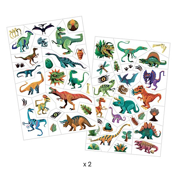 Tattoos Dino Club - set van 50+ - Image 3