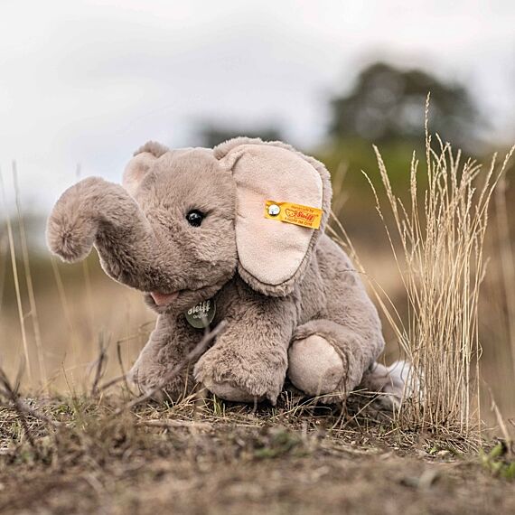 Teddies For Tomorrow Edie Elephant, Light Grey, 24 cm - Image 4