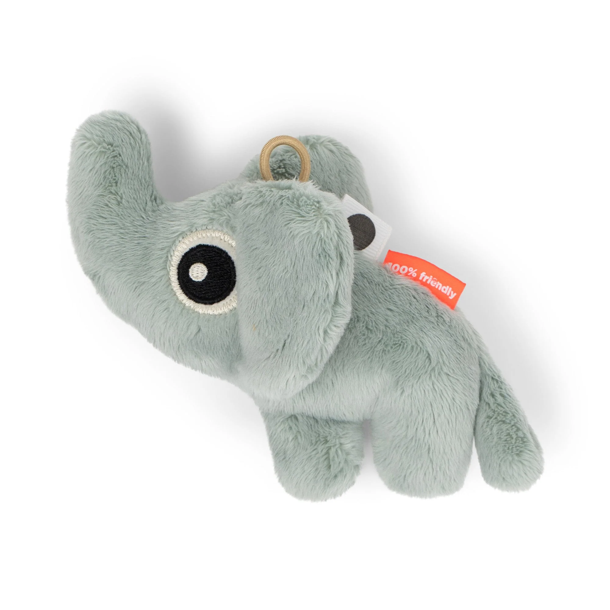 Babyspeeltje Tiny sensory rattle Elphee Blue - 10 cm