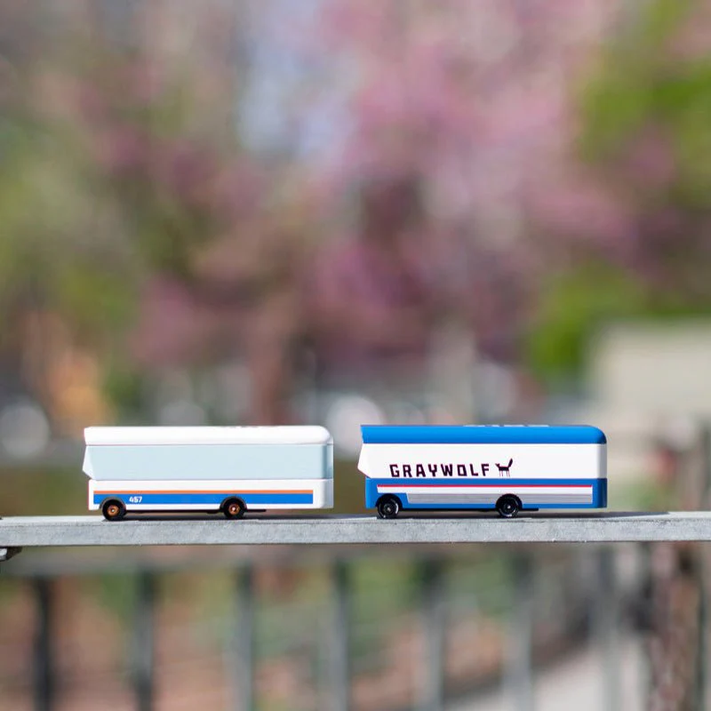 Tiny Town Bus (T457) 13,3X4,1X4,6Cm, Wooden Diecast, In - Image 2