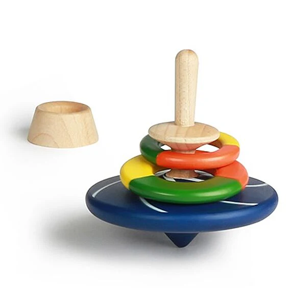 Houten tol - Toupie Anneaux 1030