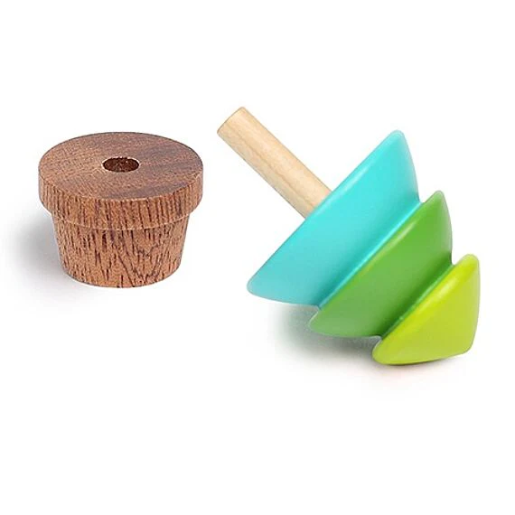 Houten tol - Toupie Printemps 1041