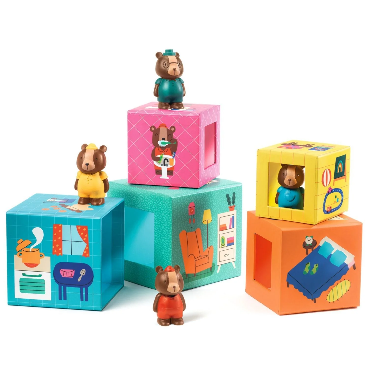 Stapeltoren met 4 popjes - TopaniHouse - Image 4