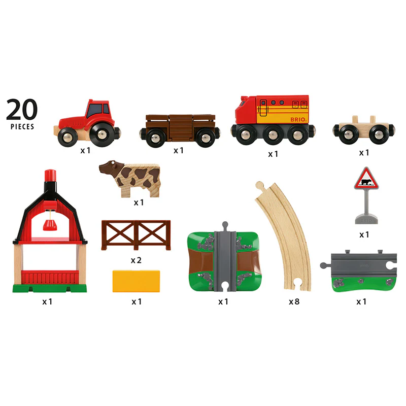 Treinset Met Boerderij - 20 onderdelen - Image 8