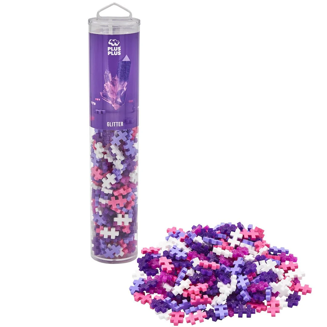 Bouwstenen Plus-Plus Glitter - Tube 240 stuks
