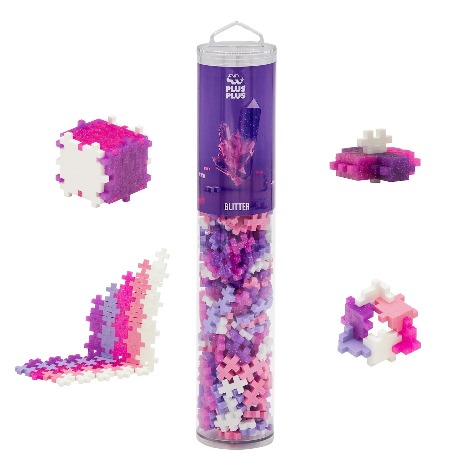 Bouwstenen Plus-Plus Glitter - Tube 240 stuks - Image 3