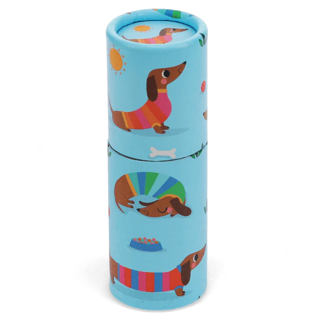 Tube met 12 kleurpotloodjes - Sunny Sausage Dog - Image 3