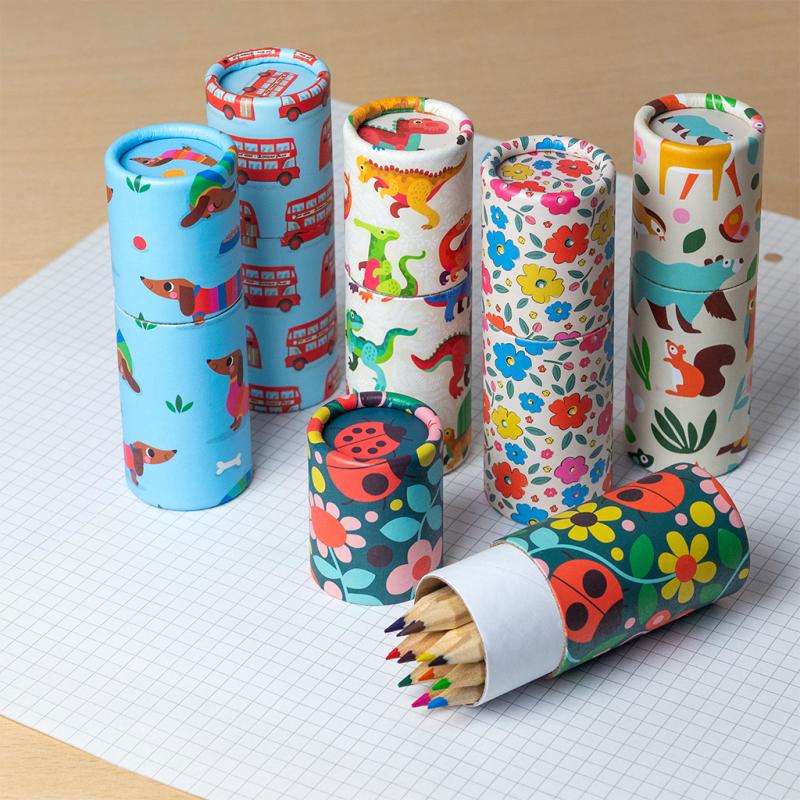 Tube met 12 kleurpotloodjes - Baby Dinos - Image 2