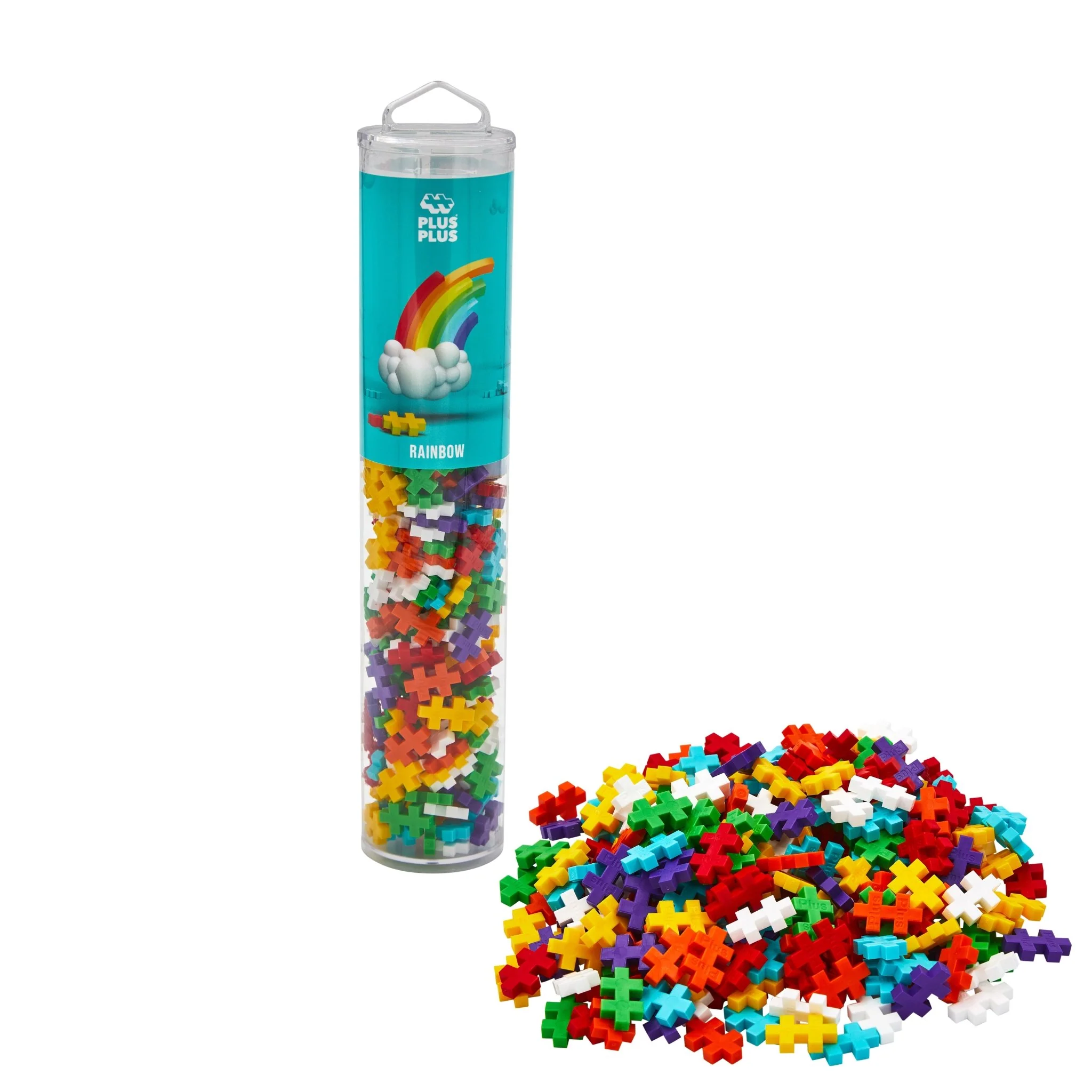 Bouwstenen Plus-Plus Rainbow - Tube 240 stuks - Image 8